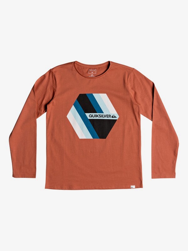 quiksilver, Retro Right - T-shirt à manches longues pour Garçon 8-16 ans, ARAGON (mmq0) 0 Retro Right - T-shirt à manches longues pour Garçon 8-16 ans Rose EQBZT03804 Quiksilver
