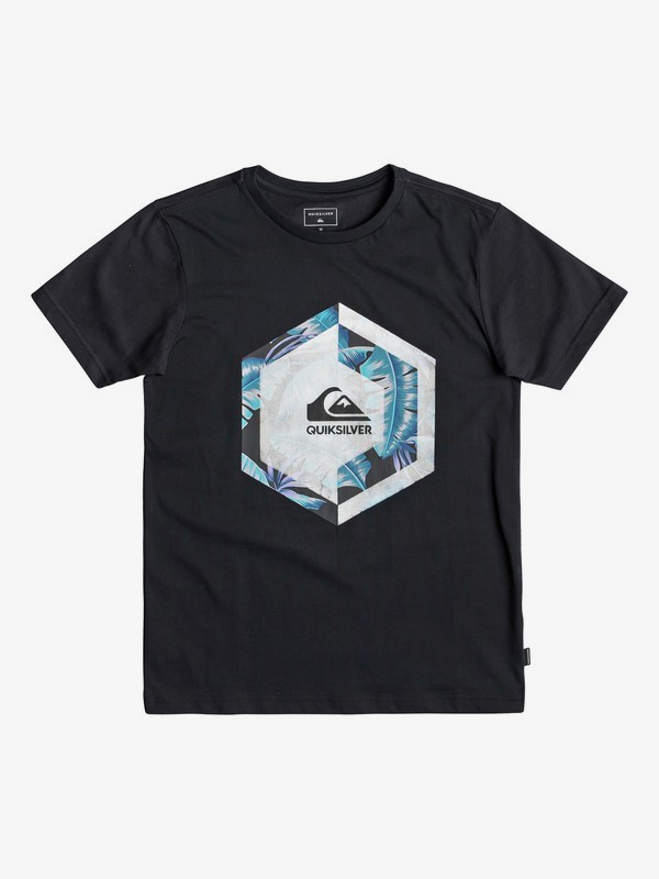 quiksilver, Heat Stroke - T-Shirt for Boys 8-16, BLACK (kvj0) 0 Heat Stroke - T-Shirt for Boys 8-16 Black EQBZT03894 Quiksilver