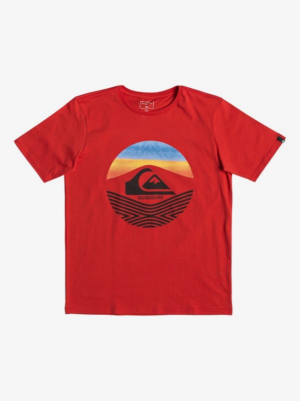 quiksilver, Stomped On - T-shirt pour garçon 8-16 ans, HIGH RISK RED (rqc0) 0 Stomped On - T-shirt pour garçon 8-16 ans Rouge EQBZT03895 Quiksilver