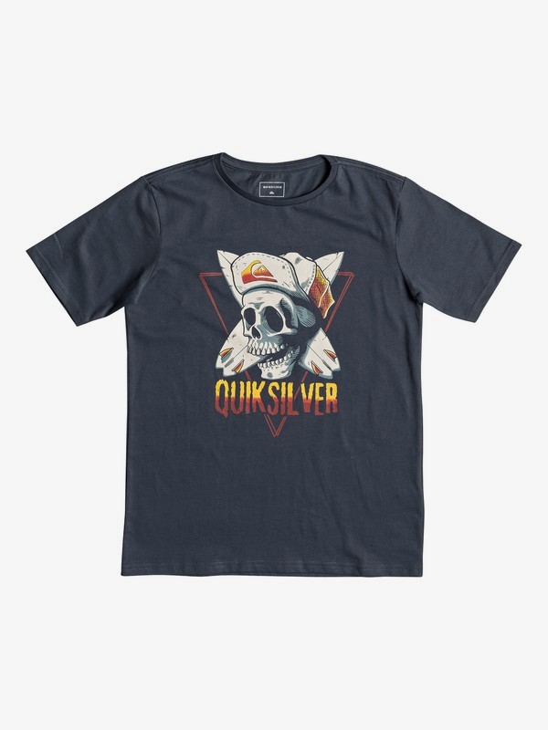 quiksilver, Soul Arch - T-shirt pour garçon 8-16 ans, BLUE NIGHTS (bst0) 0 Soul Arch - T-shirt pour garçon 8-16 ans Bleu EQBZT03898 Quiksilver