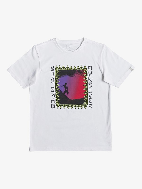 quiksilver, Ka Riding - T-Shirt for Boys 8-16, WHITE (wbb0) 0 Ka Riding - T-Shirt for Boys 8-16 White EQBZT03905 Quiksilver