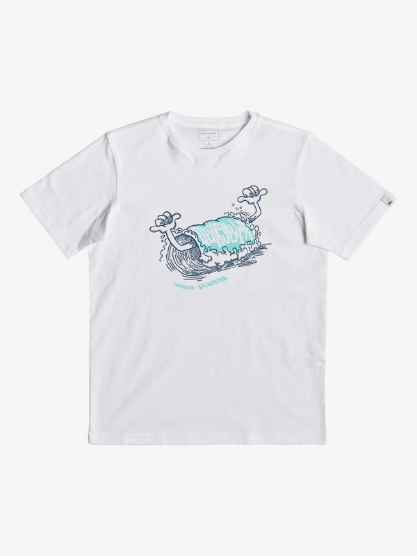 quiksilver, Wasup Braddah - T-shirt pour garçon 8-16 ans, WHITE (wbb0) 0 Wasup Braddah - T-shirt pour garçon 8-16 ans Blanc EQBZT03909 Quiksilver