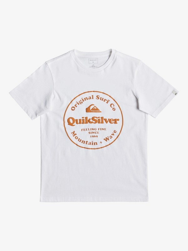 quiksilver, Детская футболка Secret Ingredient, WHITE (wbb0) 0 Детская футболка Secret Ingredient Белый EQBZT03911 Quiksilver