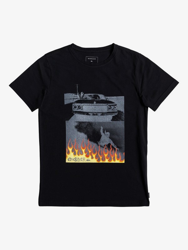 quiksilver, Against All Odd Balls - T-shirt pour garçon 8-16 ans, BLACK (kvj0) 0 Against All Odd Balls - T-shirt pour garçon 8-16 ans Noir EQBZT03929 Quiksilver