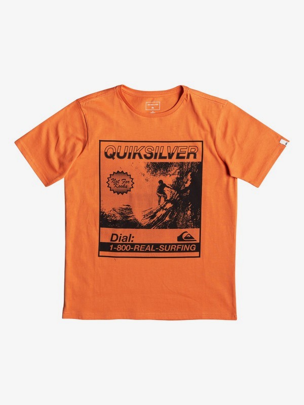 quiksilver, Temple Of The Dog - T-shirt pour garçon 8-16 ans, FLAMINGO (nks0) 0 Temple Of The Dog - T-shirt pour garçon 8-16 ans Orange EQBZT03939 Quiksilver