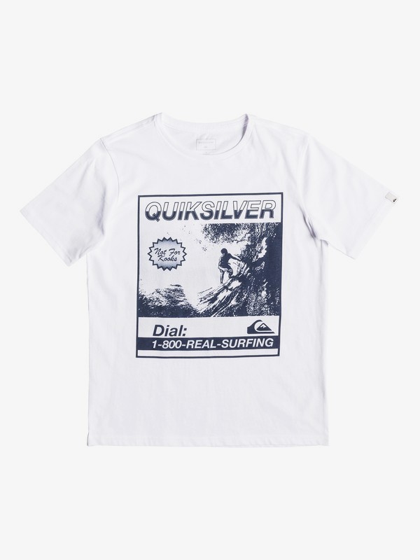 quiksilver, Детская футболка Temple Of The Dog, WHITE (wbb0) 0 Детская футболка Temple Of The Dog Белый EQBZT03939 Quiksilver