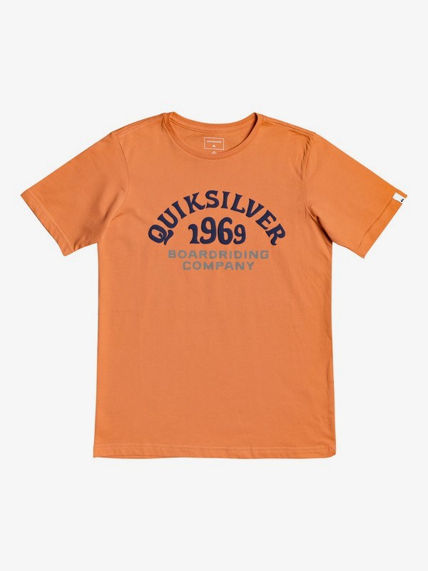 quiksilver, Kirra Shakka - T-Shirt for Boys 8-16, FLAMINGO (nks0) 0 Kirra Shakka - T-Shirt for Boys 8-16 Orange EQBZT03940 Quiksilver