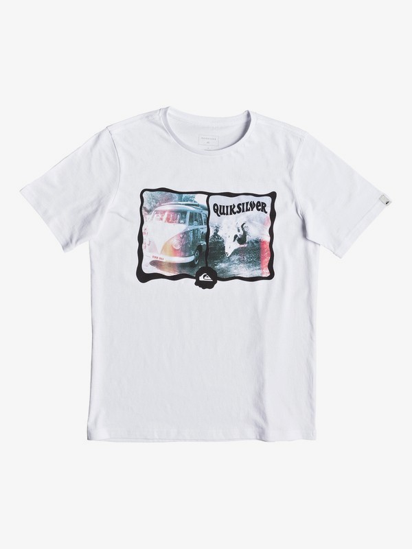 quiksilver, Morning Session - T-Shirt for Boys 8-16, WHITE (wbb0) 0 Morning Session - T-Shirt for Boys 8-16 White EQBZT03962 Quiksilver