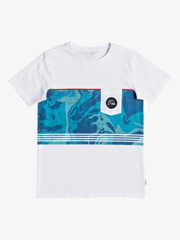 quiksilver, Boy's 8-16 Dreamer Pocket Tee, WHITE (wbb0) 0 Boy's 8-16 Dreamer Pocket Tee White EQBZT03981 Quiksilver