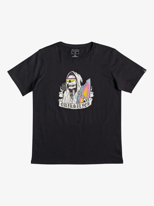 quiksilver, Reaping Hard - T-Shirt, BLACK (kvj0) 0 Reaping Hard - T-Shirt Black EQBZT04002 Quiksilver