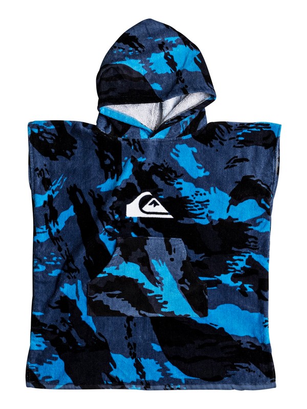 quiksilver, Quiksilver - Hooded Towel, NAVY BLAZER (byj0) 0 Quiksilver - Hooded Towel Blue EQKAA03007 Quiksilver