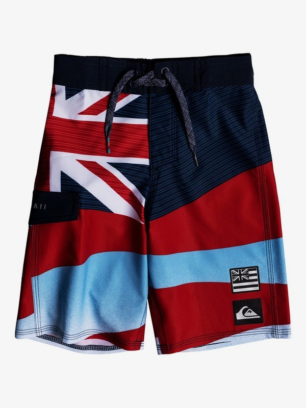 quiksilver, Boy's 2-7 Highline Ala Moana 14" Boardshorts, NAVY BLAZER (byj6) 0 Boy's 2-7 Highline Ala Moana 14" Boardshorts Blue EQKBS03173 Quiksilver