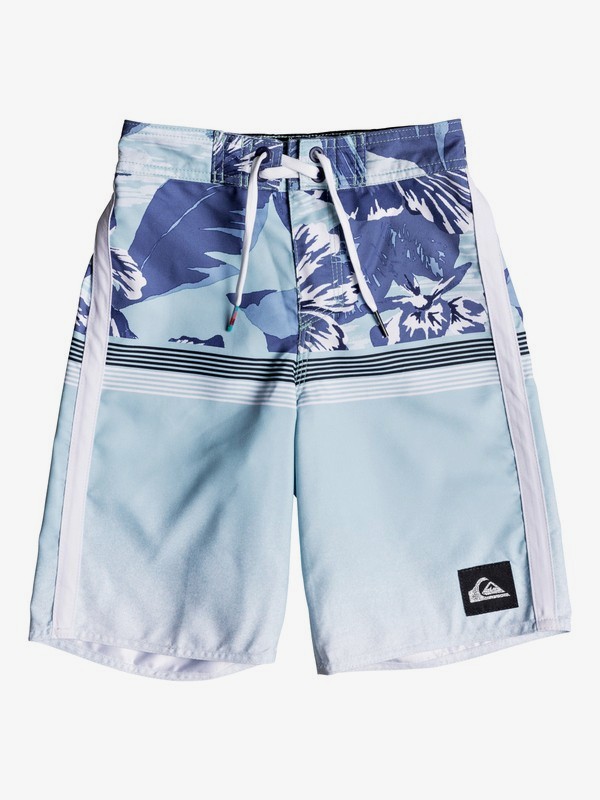 quiksilver, Boy's 2-7 Divide 14" Boardshorts, MEDIEVAL BLUE (bte6) 0 Boy's 2-7 Divide 14" Boardshorts Blue EQKBS03195 Quiksilver