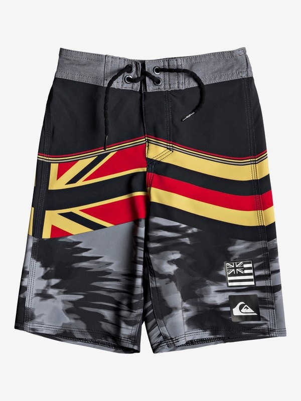 quiksilver, Boy's 2-7 Highline Hawaii Serious 14" Boardshorts, GOLDFUSION (ykp6) 0 Boy's 2-7 Highline Hawaii Serious 14" Boardshorts Yellow EQKBS03199 Quiksilver