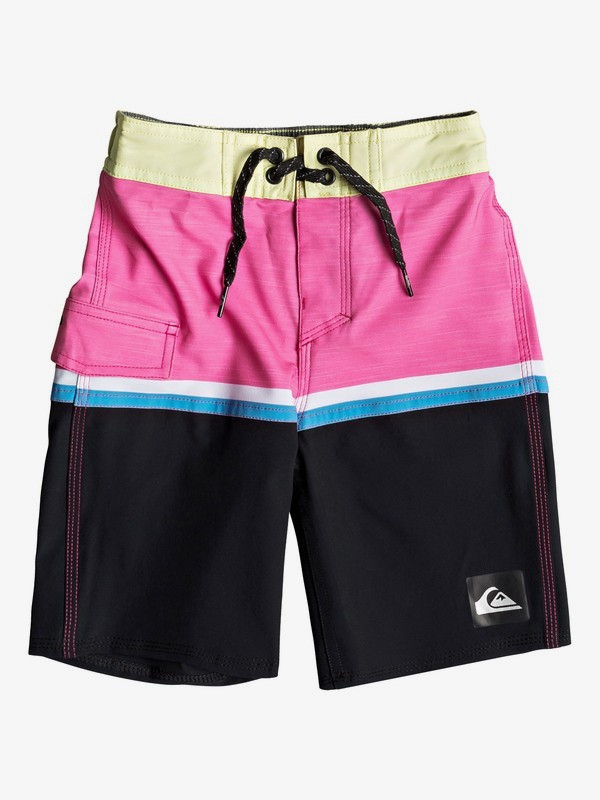 quiksilver, Boy's 2-7 Highline Division 14" Boardshorts, YELLOW IRIS (yzj6) 0 Boy's 2-7 Highline Division 14" Boardshorts Yellow EQKBS03203 Quiksilver