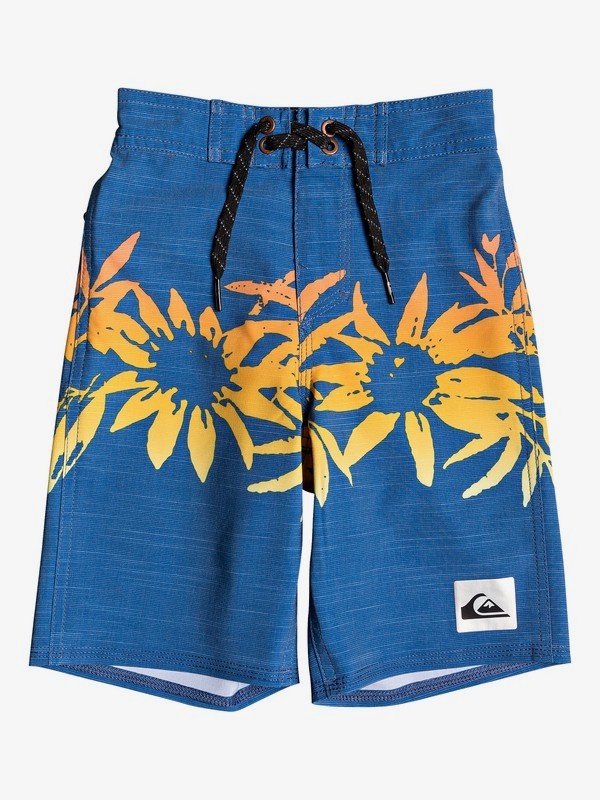 quiksilver, Boy's 2-7 Highline Choppa 14" Boardshorts, TRUE NAVY (bzp6) 0 Boy's 2-7 Highline Choppa 14" Boardshorts Blue EQKBS03221 Quiksilver