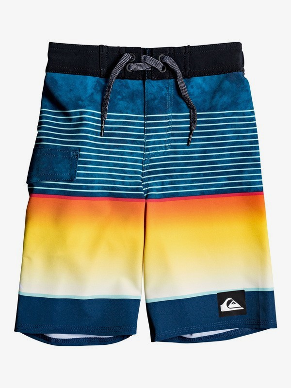 quiksilver, Boy's 2-7 Highline Slab 14" Boardshorts, CRYSTAL TEAL (brn6) 0 Boy's 2-7 Highline Slab 14" Boardshorts Blue EQKBS03233 Quiksilver