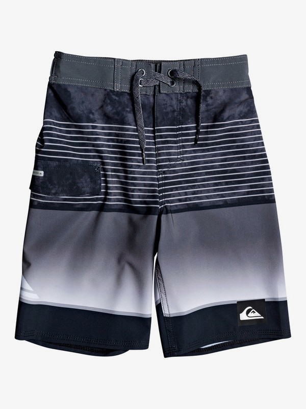 quiksilver, Boy's 2-7 Highline Slab 14" Boardshorts, BLACK (kvj6) 0 Boy's 2-7 Highline Slab 14" Boardshorts Black EQKBS03233 Quiksilver