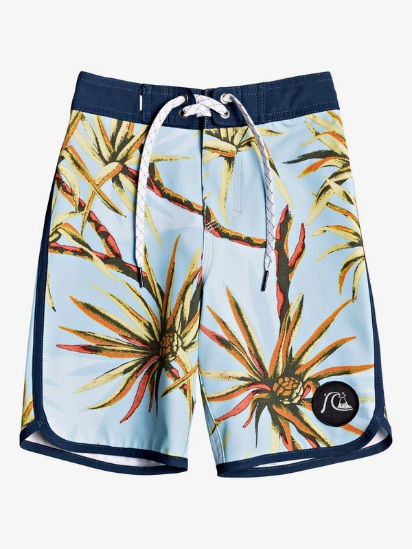 quiksilver, Boy's 2-7 Highline Salty Palms 14" Boardshorts, AIRY BLUE (bfa6) 0 Boy's 2-7 Highline Salty Palms 14" Boardshorts Blue EQKBS03250 Quiksilver