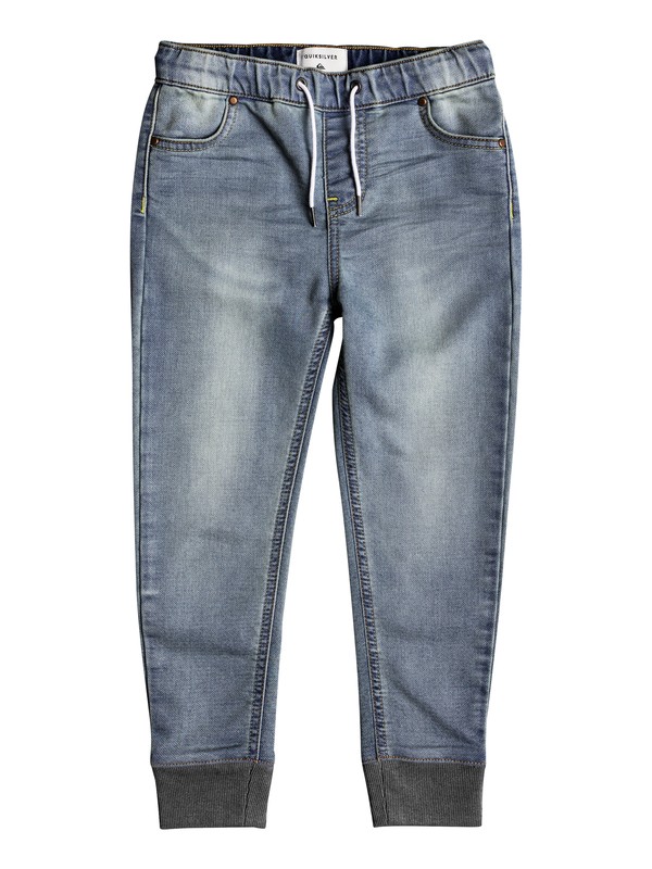 quiksilver, Джинсовые джоггеры Nanpo Sunny Blue, SUNNY BLUE (bylw) 0 Джинсовые джоггеры Nanpo Sunny Blue Синий EQKDP03072 Quiksilver