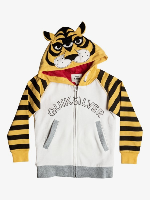 quiksilver, Samba Gold - Sweat à capuche zippé, SAMOAN SUN HEATHER (yzfh) 0 Samba Gold - Sweat à capuche zippé Jaune EQKFT03112 Quiksilver