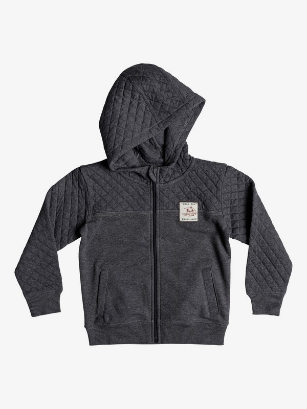quiksilver, Толстовка на молнии Japari Park, TARMAC HEATHER (ktah) 0 Толстовка на молнии Japari Park Черный EQKFT03254 Quiksilver