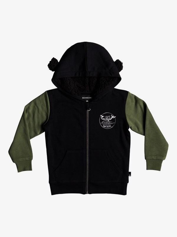 quiksilver, Толстовка на молнии Seto Singe, BLACK (kvj0) 0 Толстовка на молнии Seto Singe Черный EQKFT03256 Quiksilver