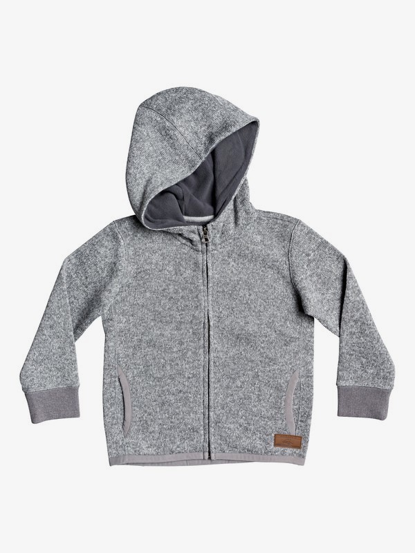 quiksilver, Boy's 2-7 Keller Hooded Zip-Up Fleece, MEDIUM GREY HEATHER (kpvh) 0 Boy's 2-7 Keller Hooded Zip-Up Fleece Black EQKFT03306 Quiksilver