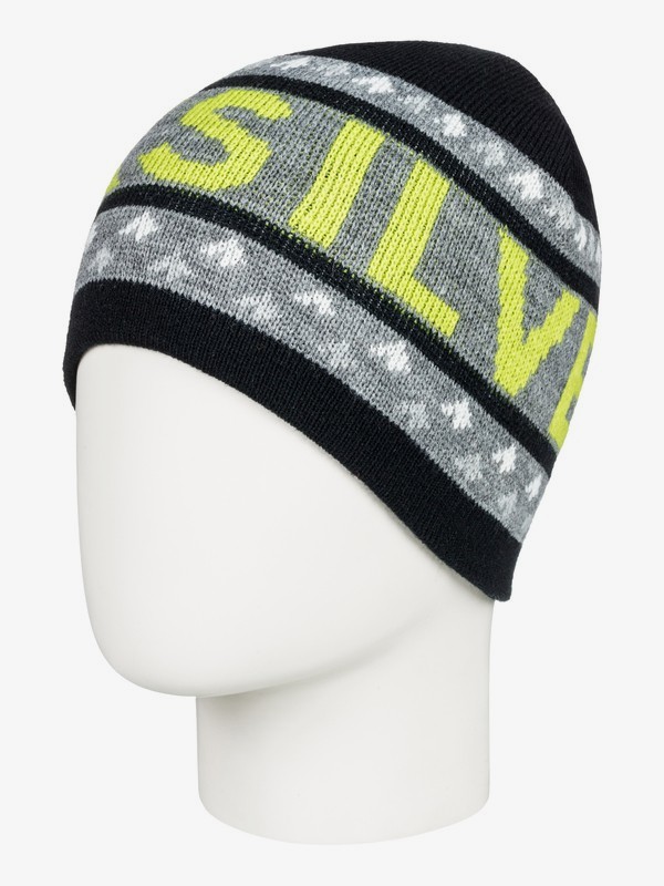 quiksilver, Summit - Beanie für Jungen 2-7, GREY HEATHER (kpgh) 0 Summit - Beanie für Jungen 2-7 Schwarz EQKHA03021 Quiksilver