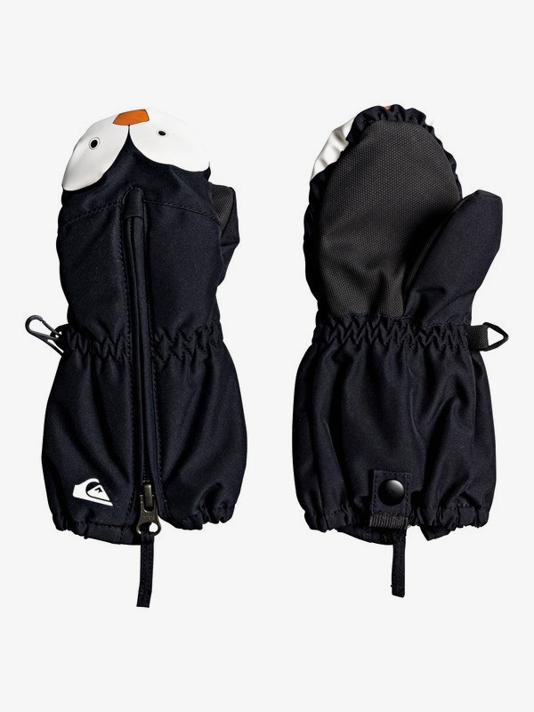 quiksilver, Boy's 2-7 Indie Snowboard/Ski Mittens, BLACK (kvj0) 0 Boy's 2-7 Indie Snowboard/Ski Mittens Black EQKHN03005 Quiksilver
