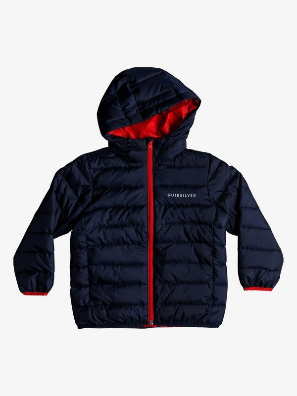 quiksilver, Scaly - Chaqueta acolchada resistente al agua para Chicos 2-7, NAVY BLAZER (byj0) 0 Scaly - Chaqueta acolchada resistente al agua para Chicos 2-7 Azul EQKJK03090 Quiksilver