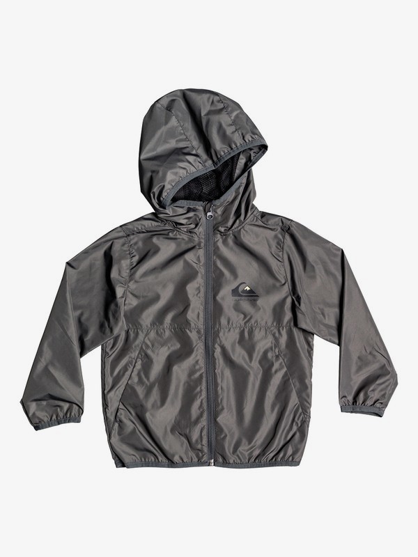 quiksilver, Everyday - Coupe-vent à capuche pour Garcon 2-7, IRON GATE (kzm0) 0 Everyday - Coupe-vent à capuche pour Garcon 2-7 Noir EQKJK03098 Quiksilver