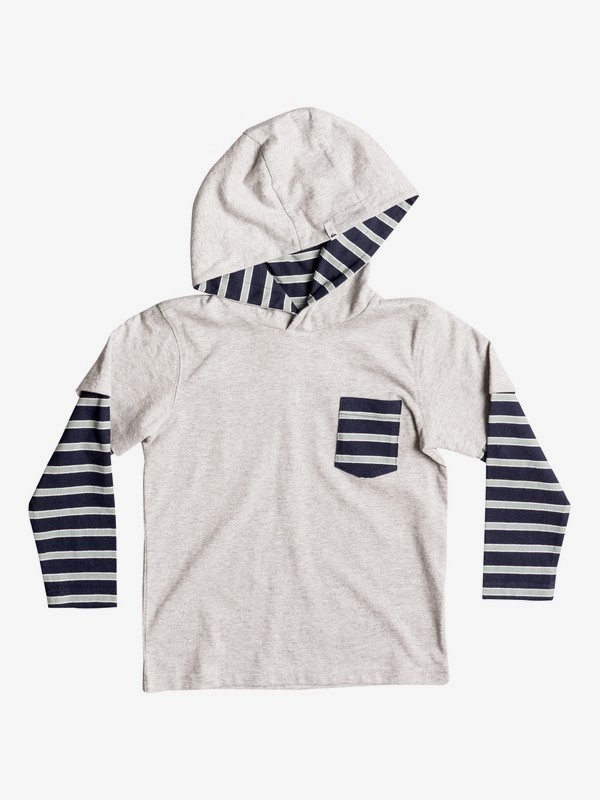 quiksilver, GERIK HOODIE BOY, LIGHT GREY HEATHER (sgrh) 0 GERIK HOODIE BOY EQKKT03105 Quiksilver