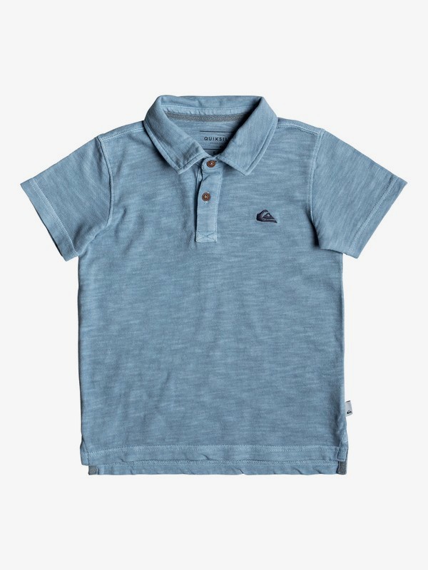 quiksilver, Boy's 2-7 Everyday Sun Cruise Short Sleeve Polo Shirt, ORAGE BLUE (bjn0) 0 Boy's 2-7 Everyday Sun Cruise Short Sleeve Polo Shirt Blue EQKKT03129 Quiksilver