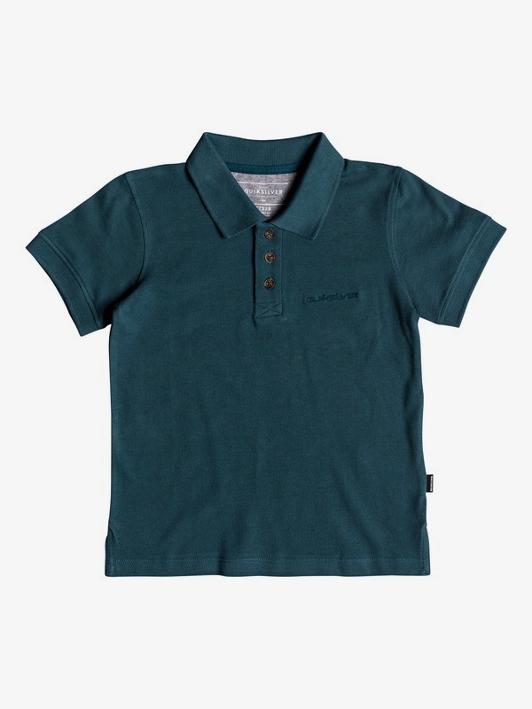 quiksilver, Boy's 2-7 Tori Pass Short Sleeve Polo Shirt, TAPESTRY (bph0) 0 Boy's 2-7 Tori Pass Short Sleeve Polo Shirt Blue EQKKT03137 Quiksilver