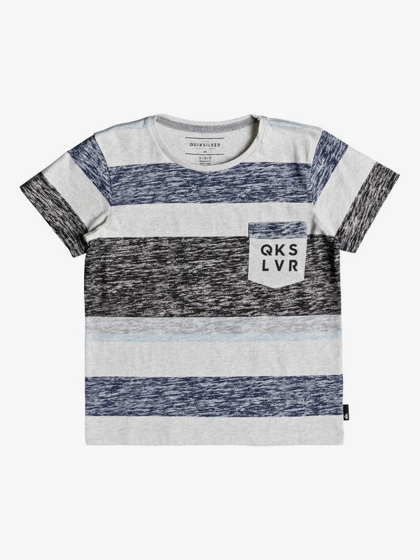quiksilver, Boy's 2-7 Reverse Pocket Tee, TARMAC (kta0) 0 Boy's 2-7 Reverse Pocket Tee Black EQKKT03152 Quiksilver