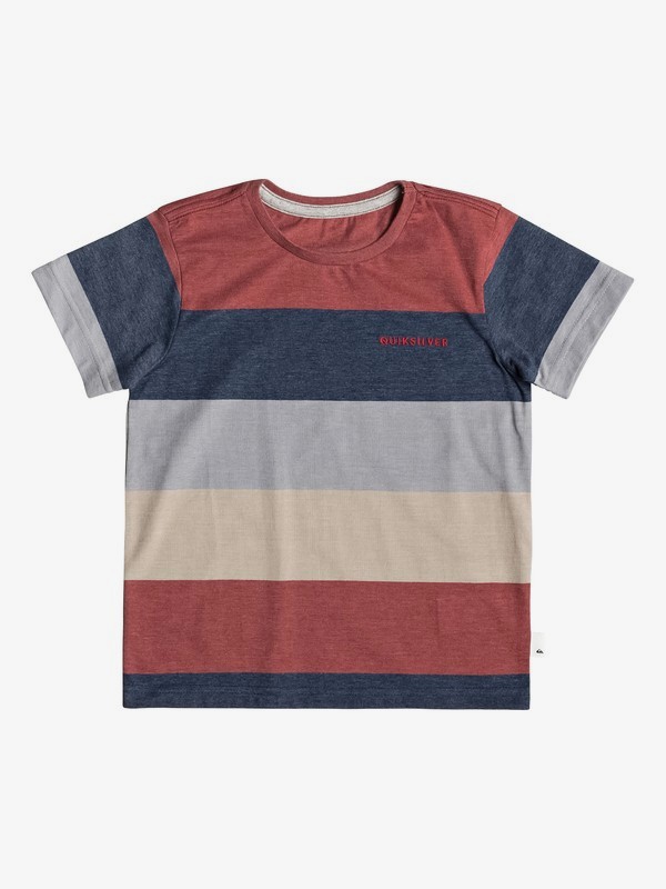 quiksilver, Boy's 2-7 Unsung Heros Tee, BRICK RED HTH UNSUNG HERO (rqn3) 0 Boy's 2-7 Unsung Heros Tee Red EQKKT03155 Quiksilver