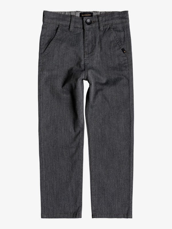 quiksilver, Chinos de Ajuste Recto Everyday Union, DARK GREY HEATHER (krph) 0 Chinos de Ajuste Recto Everyday Union Negro EQKNP03044 Quiksilver