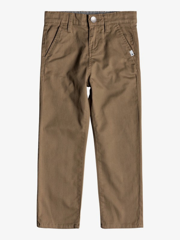quiksilver, Boy's 2-7 Everyday Union Straight Fit Chinos, ELMWOOD (tmp0) 0 Boy's 2-7 Everyday Union Straight Fit Chinos Beige EQKNP03044 Quiksilver