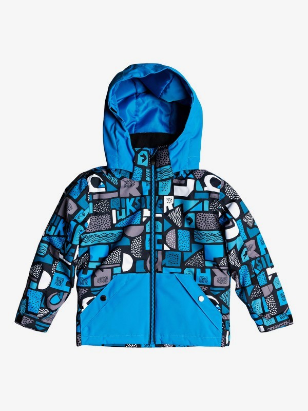 quiksilver, Little Mission Snow Jacket, LYONS CRUZING (bse6) 0 Little Mission Snow Jacket Blue EQKTJ03010 Quiksilver