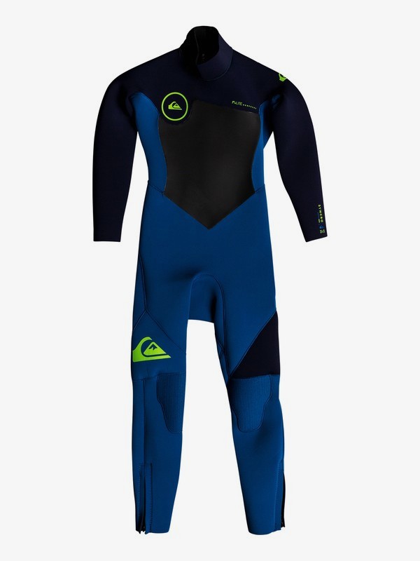 quiksilver, 3/2mm Syncro Series - Combinaison GBS back zip pour Garçon 2-7 ans, NITE BLUE/BLUE RIBBON (xbbb) 0 3/2mm Syncro Series - Combinaison GBS back zip pour Garçon 2-7 ans Bleu EQKW103001 Quiksilver