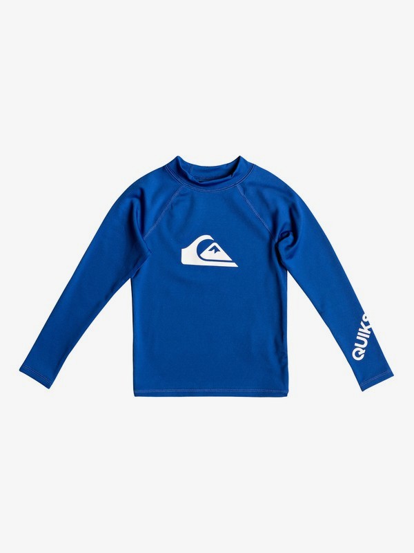 quiksilver, All Time - Lycra manches longues UPF 50 pour garçon 2-7, ELECTRIC ROYAL (prm0) 0 All Time - Lycra manches longues UPF 50 pour garçon 2-7 Violet EQKWR03050 Quiksilver