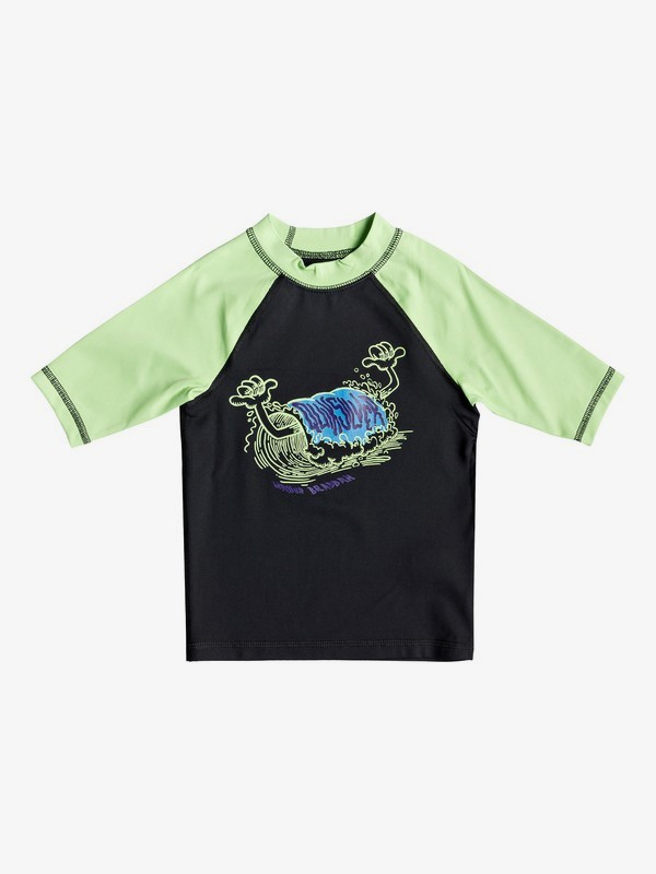 quiksilver, Bubble Dreams - Licra de Manga Corta con Protección Solar UPF 50 para Chicos 2-7, JADE LIME (gft0) 0 Bubble Dreams - Licra de Manga Corta con Protección Solar UPF 50 para Chicos 2-7 Verde EQKWR03051 Quiksilver