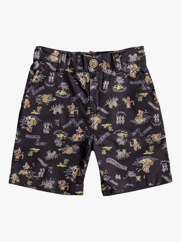 quiksilver, Шорты Donnie Parko, TARMAC (kta0) 0 Шорты Donnie Parko Черный EQKWS03138 Quiksilver