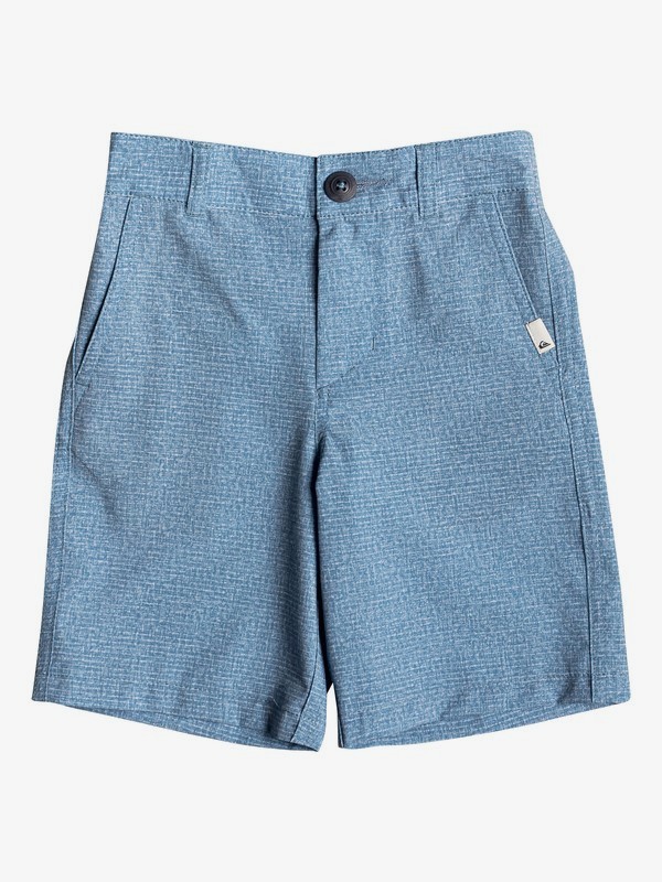 quiksilver, Boy's 2-7 Union Heather 14" Amphibian Boardshorts, STELLAR (bnt0) 0 Boy's 2-7 Union Heather 14" Amphibian Boardshorts Blue EQKWS03168 Quiksilver