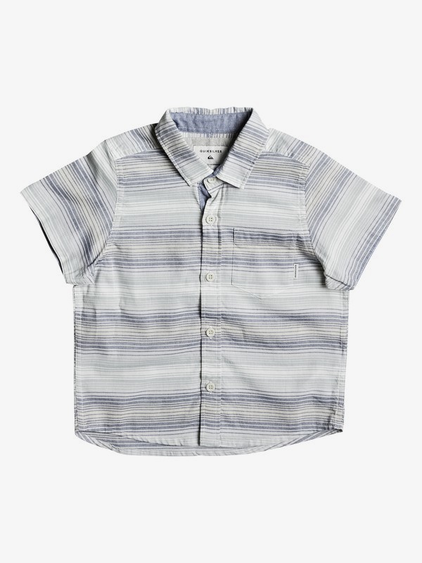 quiksilver, Boy's 2-7 Aventail Short Sleeve Shirt, DK DENIM AVENTIAL (brq3) 0 Boy's 2-7 Aventail Short Sleeve Shirt Blue EQKWT03119 Quiksilver