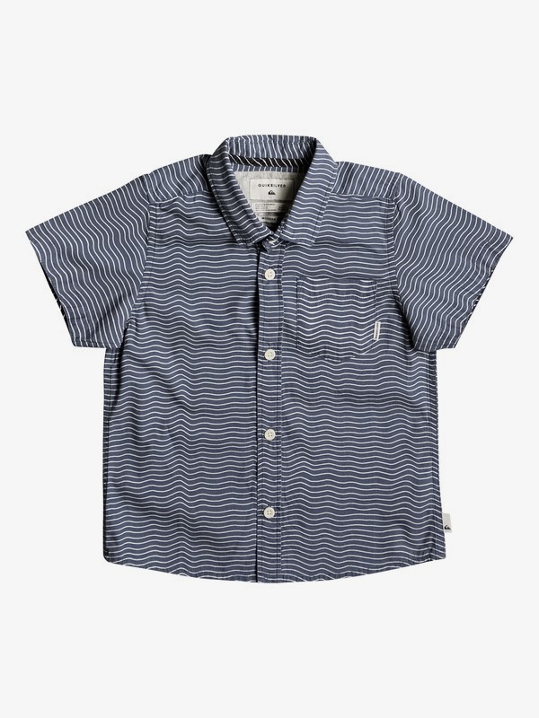 quiksilver, HEAT WAVE SS BOY, DK DENIM HEAT WAVE (brq6) 0 HEAT WAVE SS BOY EQKWT03122 Quiksilver