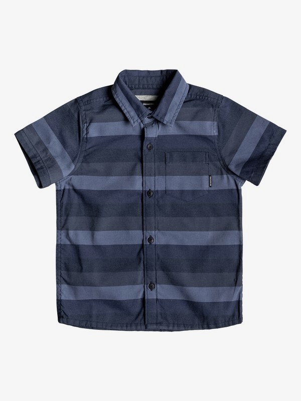 quiksilver, Boy's 2-7 Hotel Diva Short Sleeve Shirt, BLUE NIGHT HOTEL DIVA (bst3) 0 Boy's 2-7 Hotel Diva Short Sleeve Shirt Blue EQKWT03154 Quiksilver