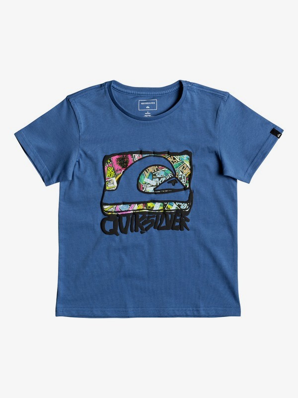quiksilver, Classic Wemi - T-Shirt for Boys 2-7, BRIGHT COBALT (bpc0) 0 Classic Wemi - T-Shirt for Boys 2-7 Blue EQKZT03188 Quiksilver