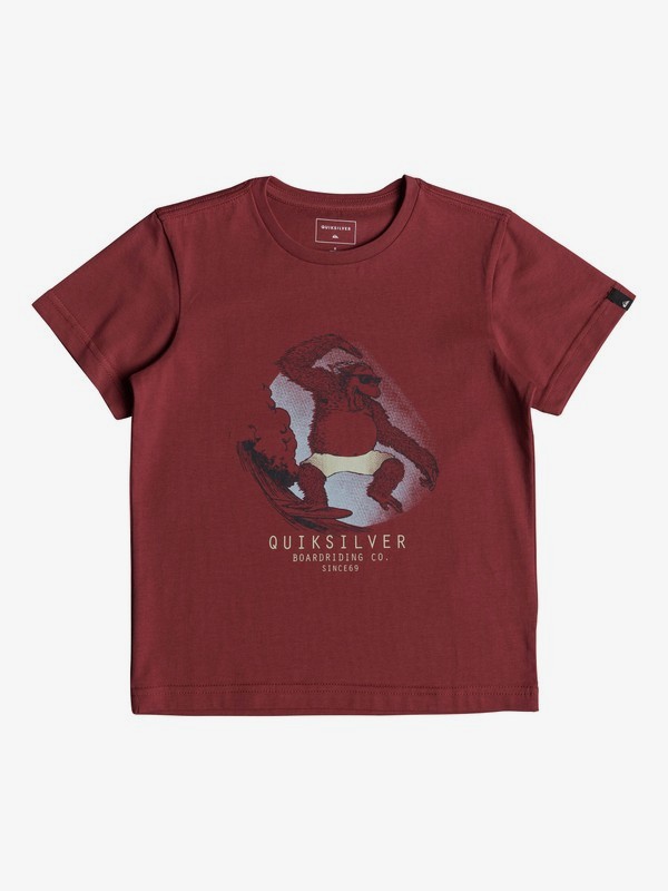 quiksilver, Freestyle - T-Shirt for Boys 2-7, GARNET (rqk0) 0 Freestyle - T-Shirt for Boys 2-7 Red EQKZT03220 Quiksilver